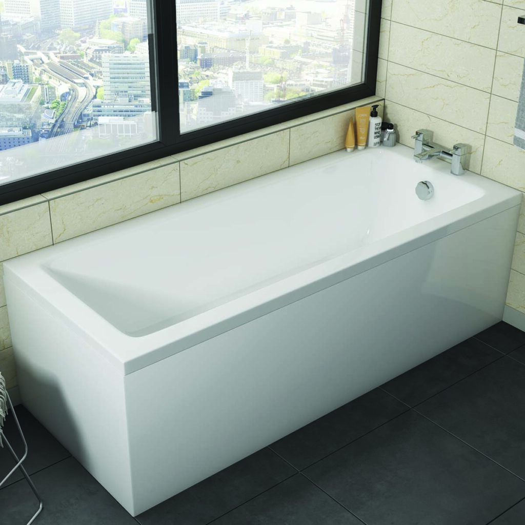 L Shape Bath Screen | Scudo Bathrooms