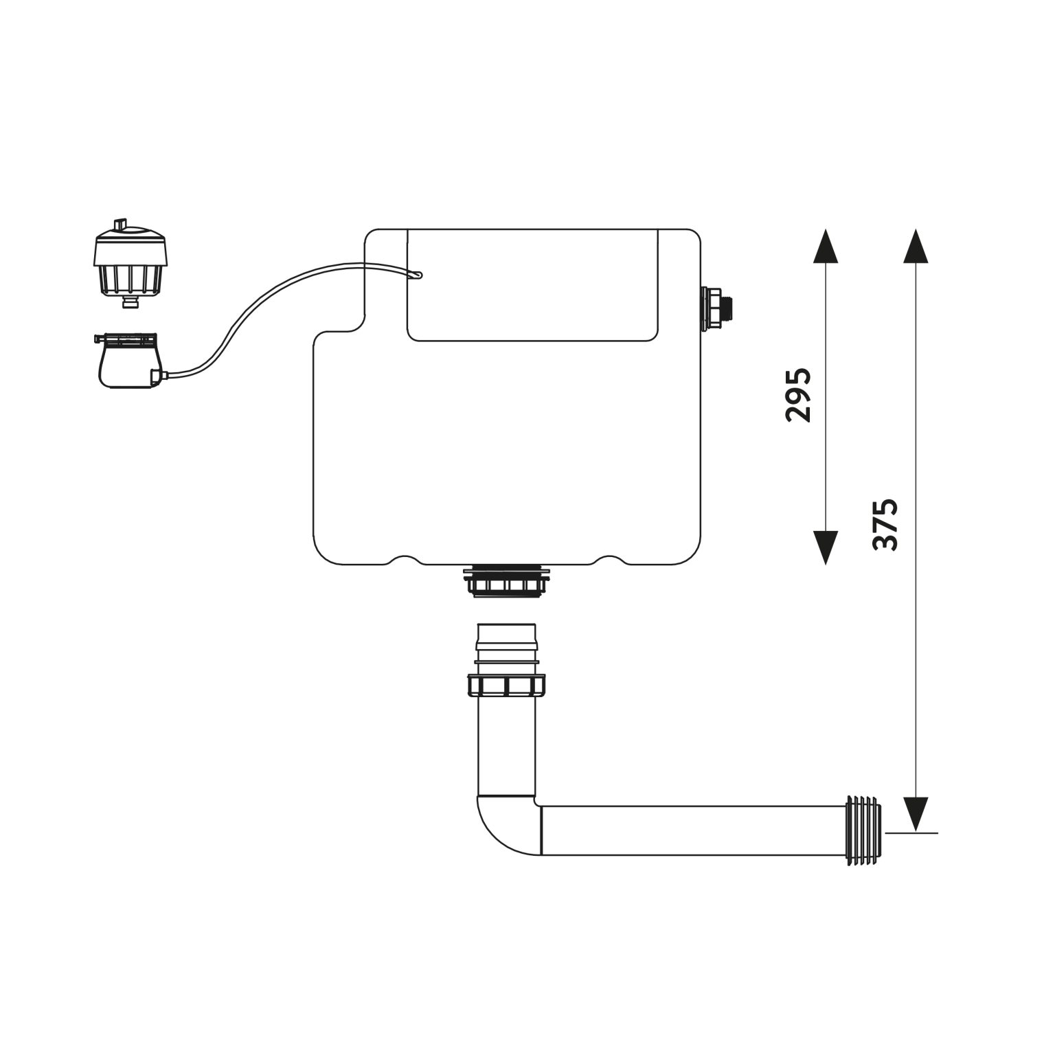 Concealed Cistern with Side Inlet | Scudo Bathrooms