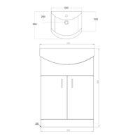 LANZA-550-BASINUNIT_LINEDRAWING_001