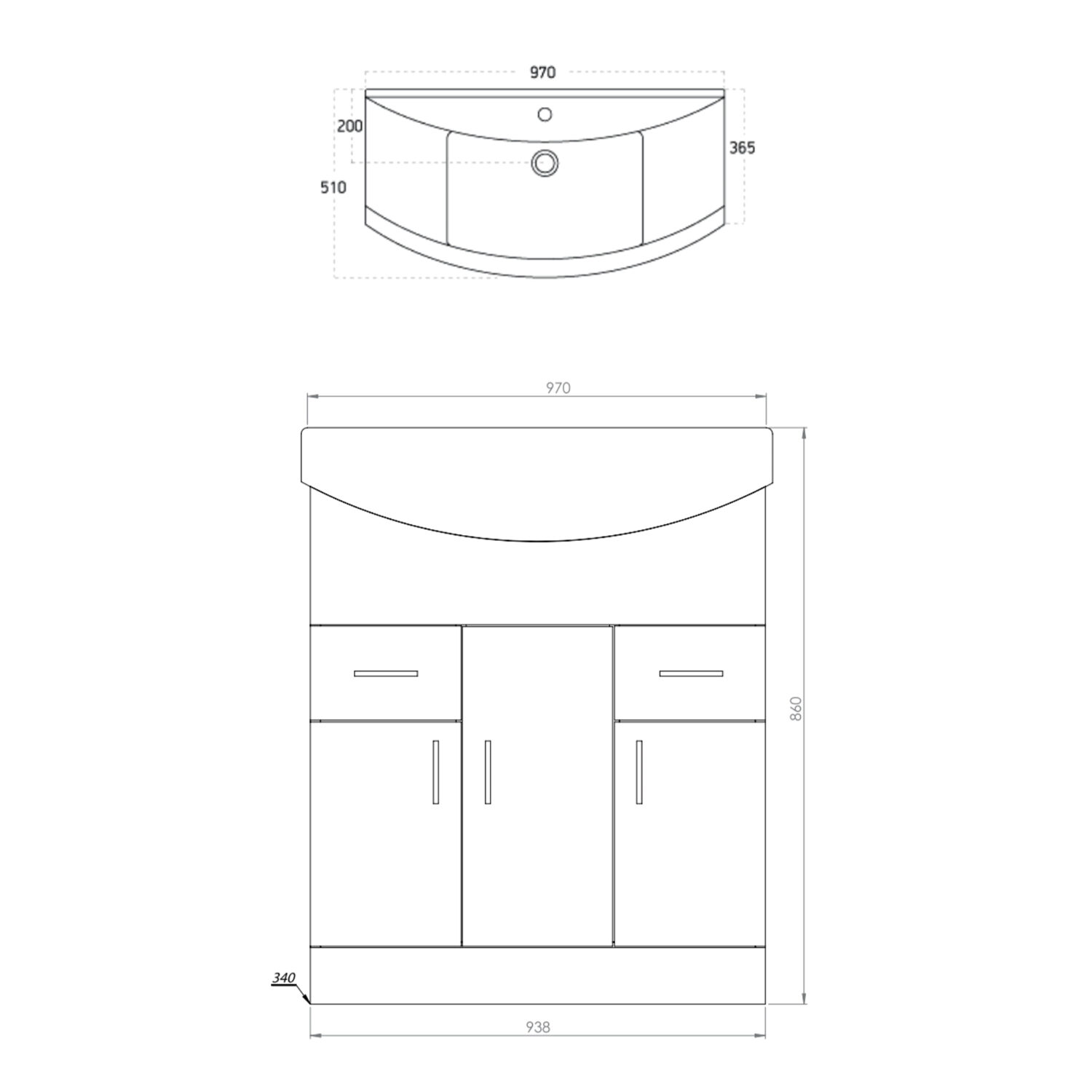LANZA-950-BASINUNIT-GWTE_LINEDRAWING_001