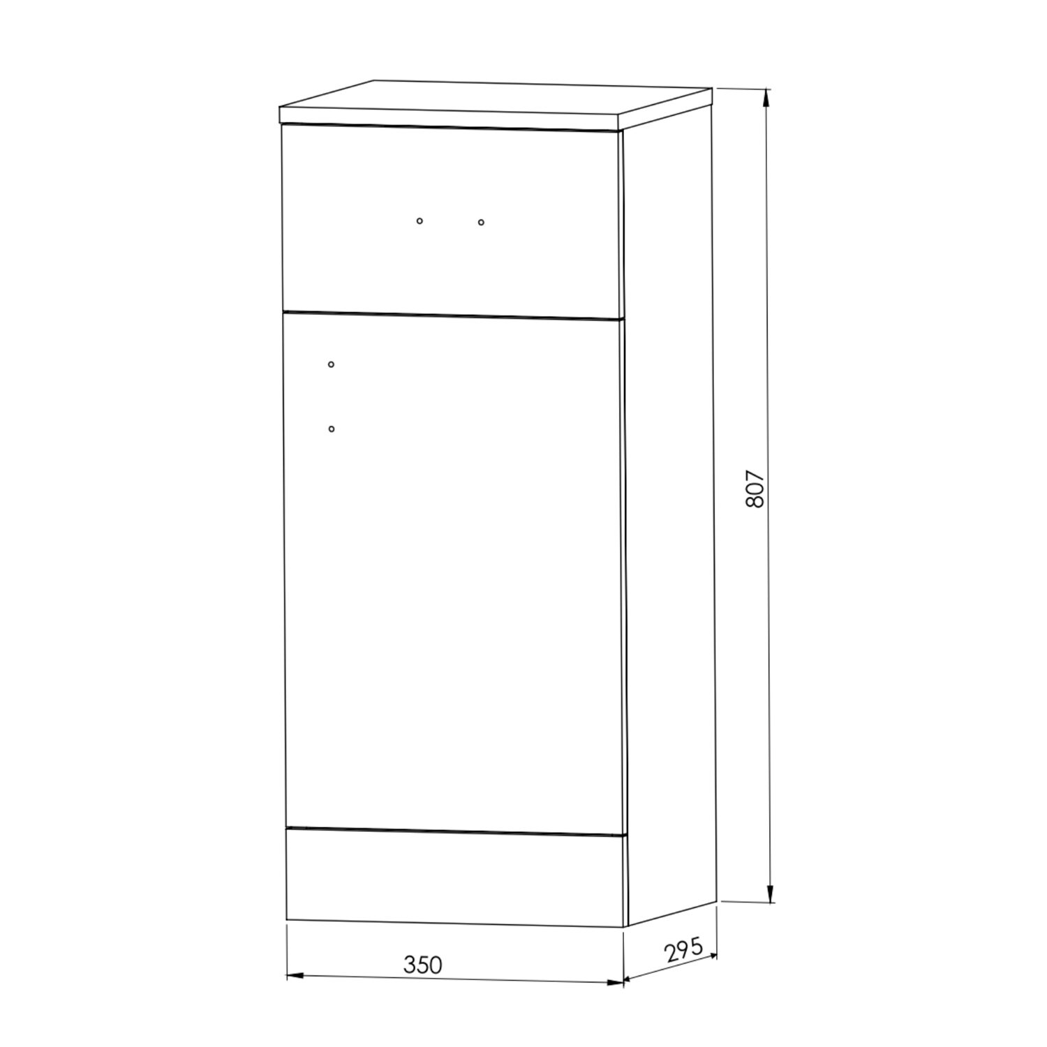 LANZA-DRAWERUNIT-GWTE_LINEDRAWING_001