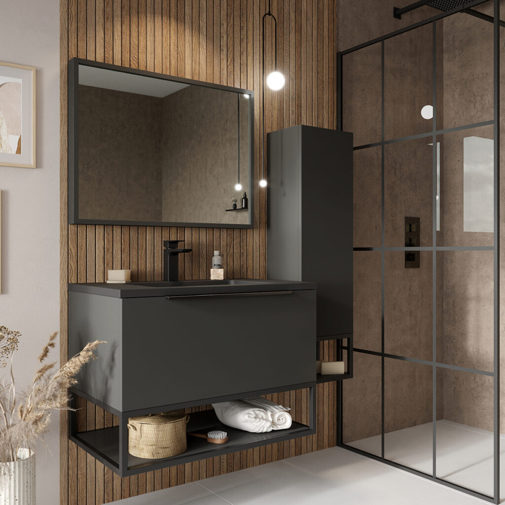 Ambience LED Cabinet 80 x 48 | Scudo Bathrooms