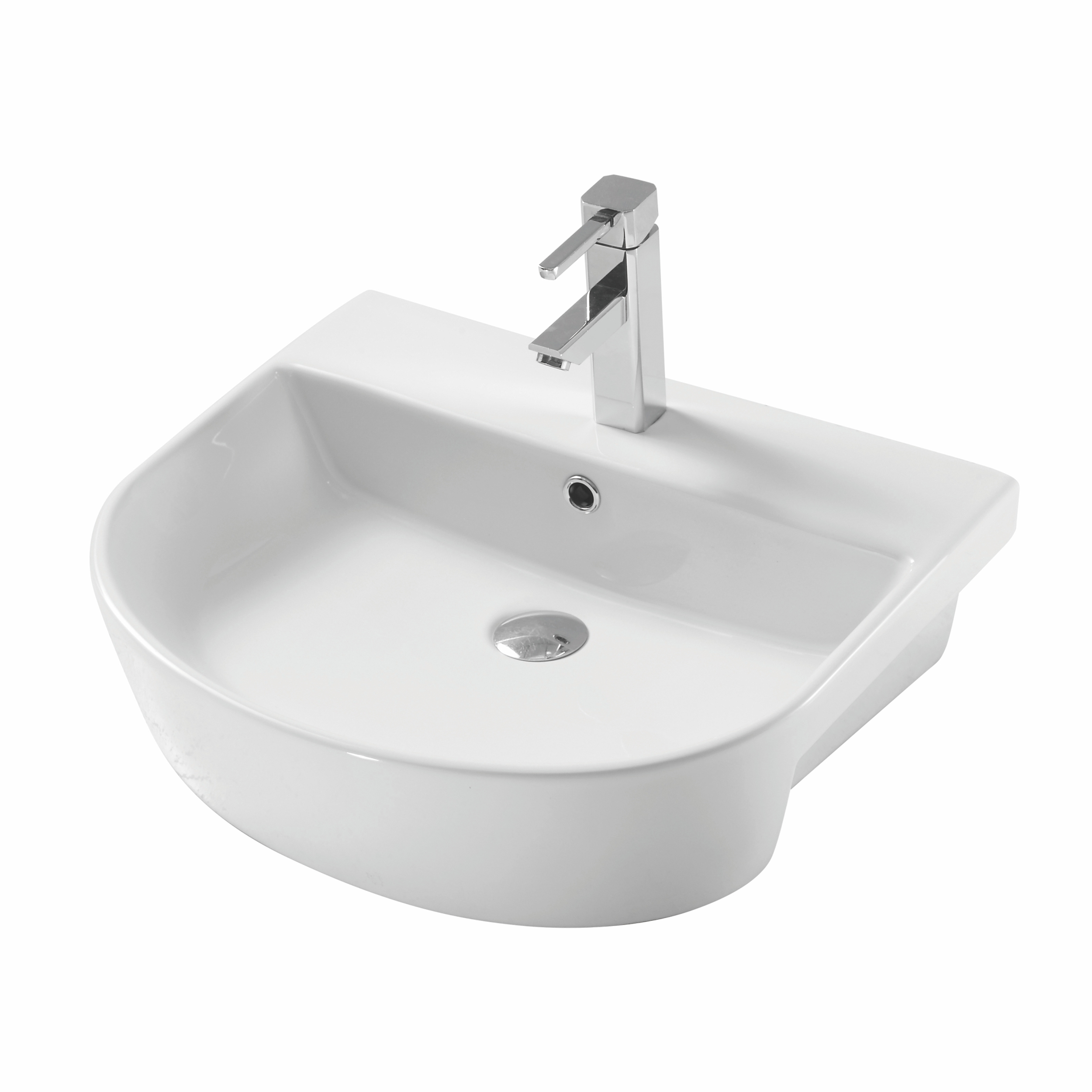 Middleton Semi Recessed Basin | Scudo Bathrooms