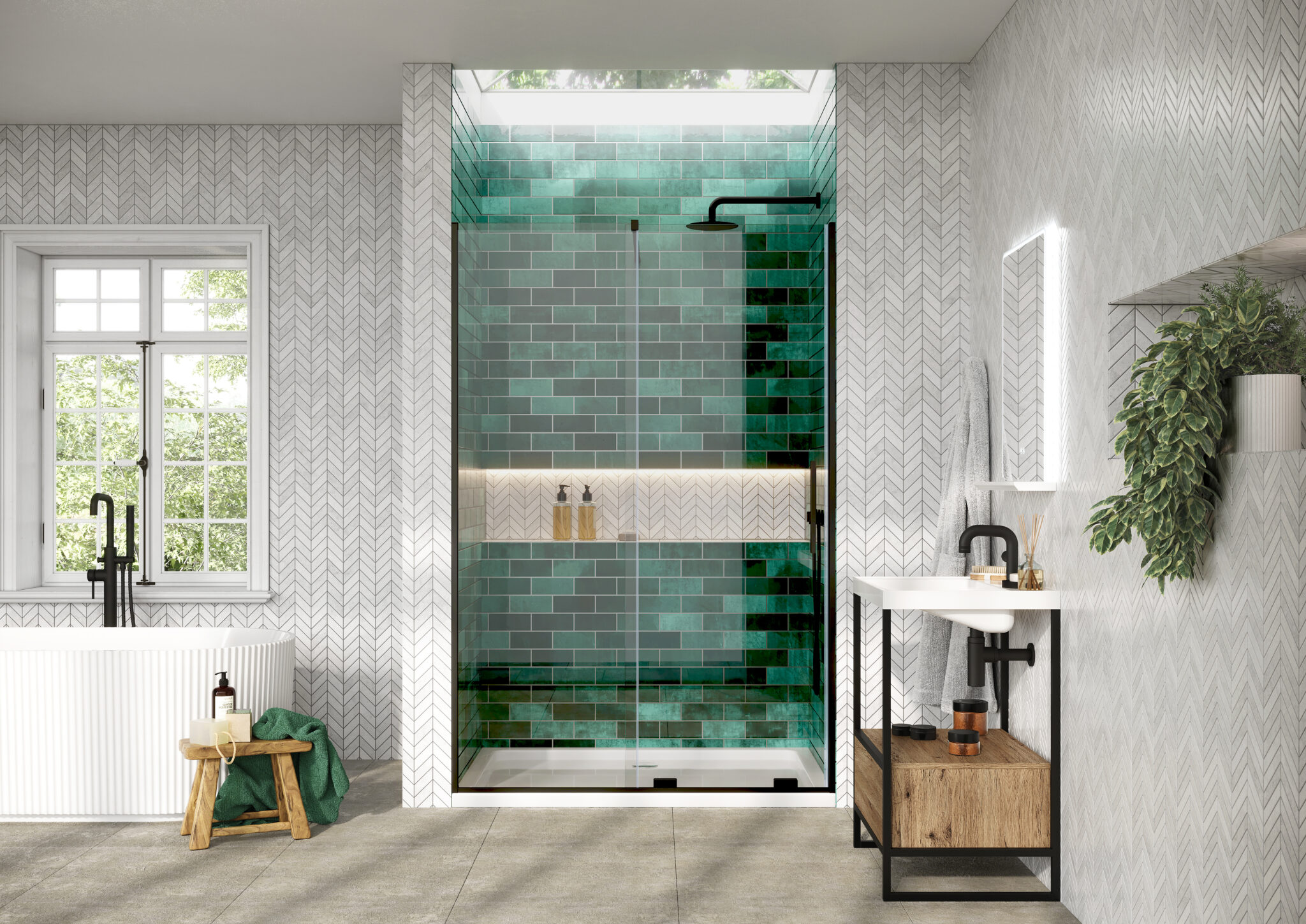 Momentum Side Panel 800 | Scudo Bathrooms